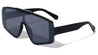 Semi Rimless One Piece Shield Lens Fashion Wholesale Sunglasses