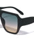 Flat Top Oversized Tapered Square Wholesale Sunglasses