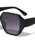 Side Lens Frame Shield Tapered Temple Geometric Wholesale Sunglasses
