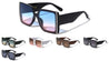 Side Metal Bar Arrow Temple Pattern Oversized Butterfly Wholesale Sunglasses