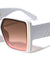 Side Metal Bar Arrow Temple Pattern Oversized Butterfly Wholesale Sunglasses