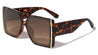 Side Metal Bar Arrow Temple Pattern Oversized Butterfly Wholesale Sunglasses
