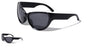 Black Frame Retro Oversized Cat Eye Wholesale Sunglasses