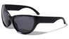 Black Frame Retro Oversized Cat Eye Wholesale Sunglasses