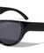 Black Frame Retro Oversized Cat Eye Wholesale Sunglasses