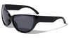 Black Frame Retro Oversized Cat Eye Wholesale Sunglasses