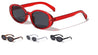 Retro Three Dot Studded Fashion Oval Wholesale Sunglasses