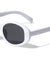 Retro Three Dot Studded Fashion Oval Wholesale Sunglasses