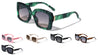 Tapered Temple Fashion Squared Butterfly Wholesale Sunglasses