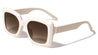 Tapered Temple Fashion Squared Butterfly Wholesale Sunglasses