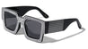 Faux Rhinestone Oversized Square Wholesale Sunglasses