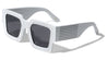 Faux Rhinestone Oversized Square Wholesale Sunglasses