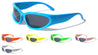 Neon Color Frame Oval Wrap Around Wholesale Sunglasses