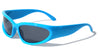 Neon Color Frame Oval Wrap Around Wholesale Sunglasses