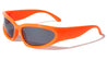 Neon Color Frame Oval Wrap Around Wholesale Sunglasses