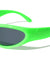 Neon Color Frame Oval Wrap Around Wholesale Sunglasses