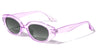 Crystal Color Frame Retro Oval Wholesale Sunglasses