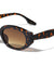 Crystal Color Frame Retro Oval Wholesale Sunglasses