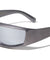 Wide Rectangle Geometric Wrap Around Wholesale Sunglasses
