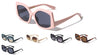 Lowered Temple Fashion Geometric Butterfly Wholesale Sunglasses