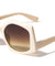 Lowered Temple Fashion Geometric Butterfly Wholesale Sunglasses