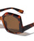 Lowered Temple Fashion Geometric Butterfly Wholesale Sunglasses