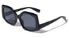 Lowered Temple Fashion Geometric Butterfly Wholesale Sunglasses