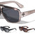 Angled Top Bar Modern Wide Aviators Wholesale Sunglasses