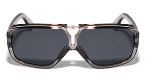 Angled Top Bar Modern Wide Aviators Wholesale Sunglasses