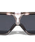 Angled Top Bar Modern Wide Aviators Wholesale Sunglasses