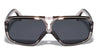 Angled Top Bar Modern Wide Aviators Wholesale Sunglasses