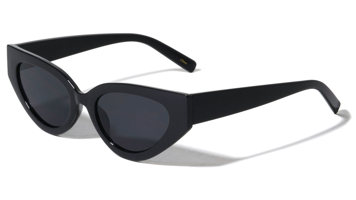Flat Edge Retro Fashion Cat Eye Wholesale Sunglasses
