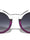 Solid Brow Line Retro Round  Wholesale Bulk Sunglasses