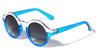 Solid Brow Line Retro Round  Wholesale Bulk Sunglasses