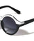 Solid Brow Line Retro Round  Wholesale Bulk Sunglasses