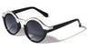 Solid Brow Line Retro Round  Wholesale Bulk Sunglasses