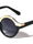 Solid Brow Line Retro Round  Wholesale Bulk Sunglasses