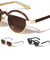 Half Moon Single Browline Wholesale Bulk Sunglasses