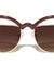 Half Moon Single Browline Wholesale Bulk Sunglasses