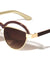 Half Moon Single Browline Wholesale Bulk Sunglasses