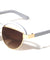 Half Moon Single Browline Wholesale Bulk Sunglasses