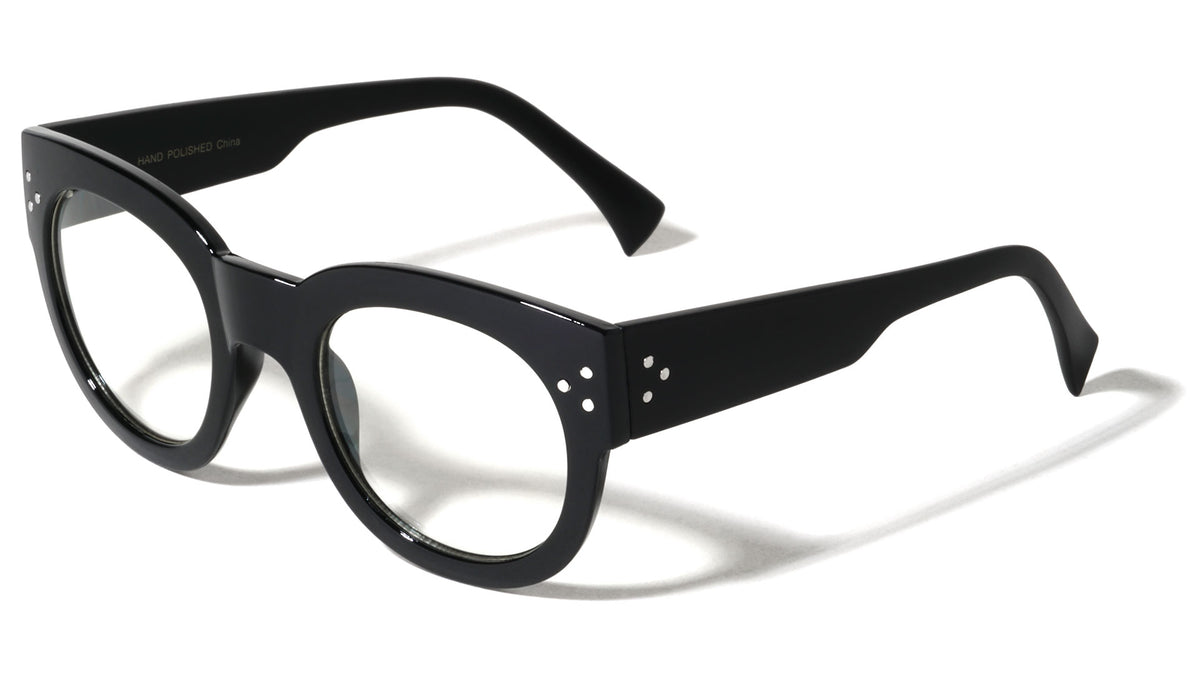 Retro Animal Pattern Clear Lens Wholesale Bulk Glasses