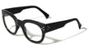 Retro Animal Pattern Clear Lens Wholesale Bulk Glasses