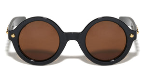 Round Retro Studded Wholesale Bulk Sunglasses