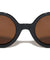 Round Retro Studded Wholesale Bulk Sunglasses