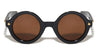 Round Retro Studded Wholesale Bulk Sunglasses