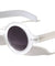 Crystal Color Frame Round Retro Wholesale Bulk Sunglasses