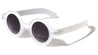 Crystal Color Frame Round Retro Wholesale Bulk Sunglasses