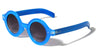 Crystal Color Frame Round Retro Wholesale Bulk Sunglasses