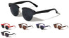 Semi Rimless Retro Rounded Brow Wholesale Bulk Sunglasses